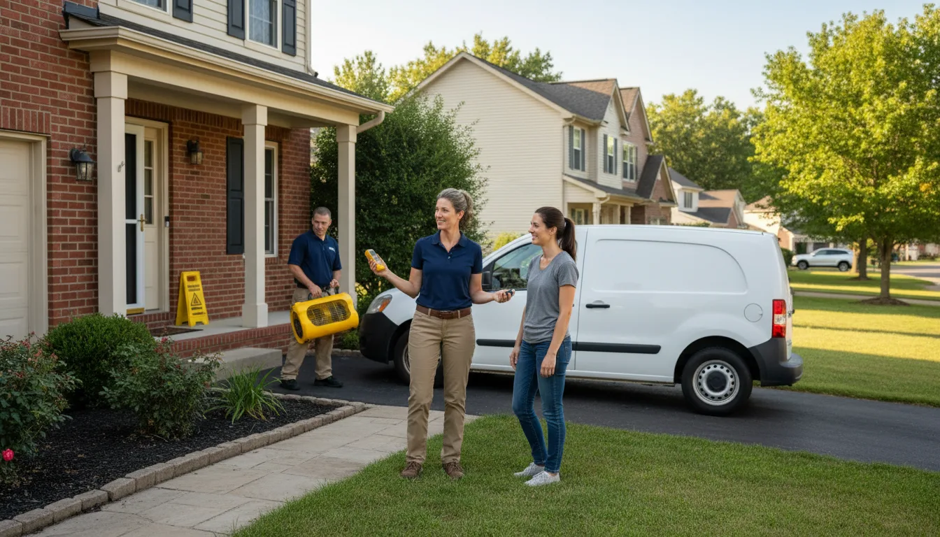 Water restoration image for Fire And Smoke Damage Restoration in Carrollton, KY